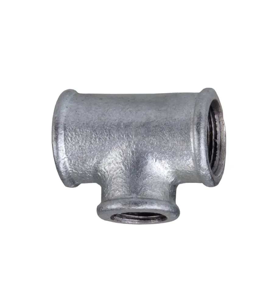 Tubi E Raccordi|Raccordo zincato a "t" - 3/4" x 1/2"