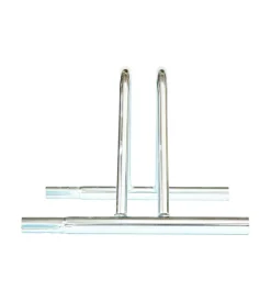 Bici- Rastrelliera portabici singola in ferro zincato con passaruota 5 cm 37x37x28 cm