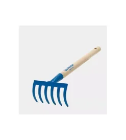 Agef Attrezzatura Giardinaggio|Rastrellino 6 denti manicato - verde