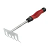 Hot Rastrellino zincato con manico bimateriale ergonomico tpr Attrezzatura Giardinaggio
