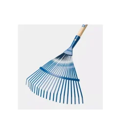 Agef Attrezzatura Giardinaggio|Rastrello da giardino con denti non regolabili e manico in faggio, 130 cm