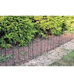 New Recinzione in acc. ad arco x aiuole 40x40 verde Reti, Recizioni E Cancelli Per Giardino