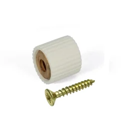 Reggicristalli con vite tps 3 x 16 in gomma bianca 8 pz. Decorazione Pareti