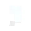 Online Reggilibro in lamiera - 150 x 200 x 155 mm. - bianco Decorazione Ambienti