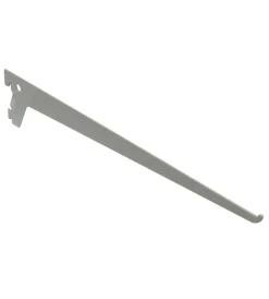 Best Reggimensola a 2 ganci - 25 cm. - alluminio bianco Officina E Garage