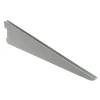 Officina E Garage- Reggimensola ad "u" - 37 cm. - alluminio grigio metallizzato