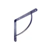 Decorazione Pareti- Reggimensola "diana" - 140 x 140 mm. - cromo