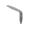 Decorazione Pareti- Reggimensola nervata modello "design" - 180 x 340 mm. - argento