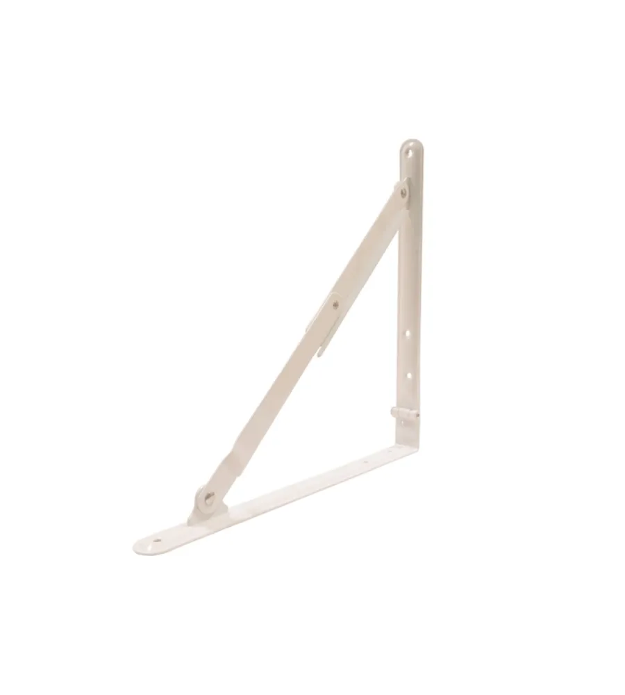 Decorazione Pareti- Reggimensola pieghevole - 200 x 200 mm. - bianco