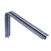Decorazione Pareti|Reggimensola "plus" acciaio stampato - 240 x 400 mm. - argento