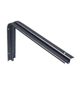 Best Reggimensola "plus" acciaio stampato - 240 x 400 mm. - nero Decorazione Pareti