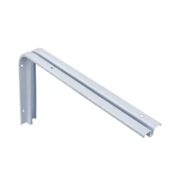 Decorazione Pareti- Reggimensola "plus" acciaio stampato - 240 x 400 mm. - bianco