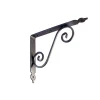 Decorazione Pareti- Reggimensola "rustica elegante" - 200 x 250 mm. - argento anticato
