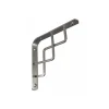 Decorazione Pareti|Reggimensola "scala" - 195 x 195 mm. - color inox