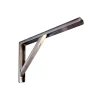 Decorazione Pareti- Reggimensola ultra robusta "ripostiglio" - 300 x 180 mm. - zincato bianco