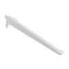 Officina E Garage- Reggimensole a 2 ganci angolate - 38 cm. - bianco