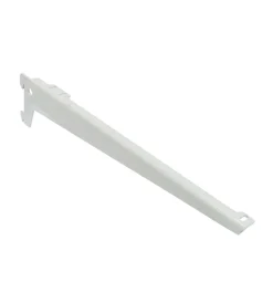 Officina E Garage|Reggimensole a 2 ganci angolate - 33 cm. - bianco