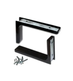 Outlet Reggimensole con copertura plastica 2 pz. - 120 x 180 mm. - nero Decorazione Pareti