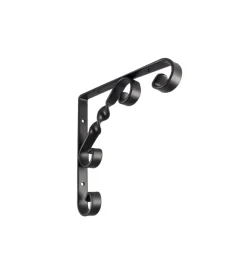 Online Reggimensole decorative - 100 x 100 mm. - nero Decorazione Pareti