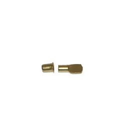Decorazione Pareti- Reggipiani a paletta con bussola - nichelato - 8 pz.