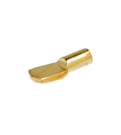 Decorazione Pareti- Reggipiani a paletta in ferro ottonato ø 5 mm. 16 pz.
