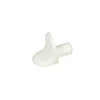 Decorazione Pareti|Reggipiani a squadra in plastica bianca ø 6 mm. 16 pz.