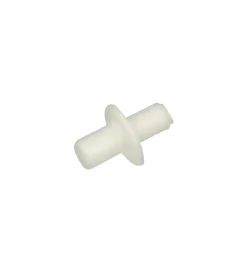 Decorazione Pareti- Reggipiani con flangia in nylon bianco ø 5 - 6 mm. 16 pz.