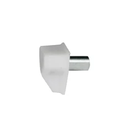Reggipiani con perno in plastica bianca ø 5 mm. 16 pz. Decorazione Pareti