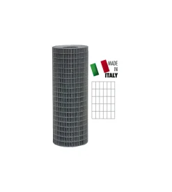 Reti, Recizioni E Cancelli Per Giardino- Rete elettrosaldata zincata h.150 cm 25 mt