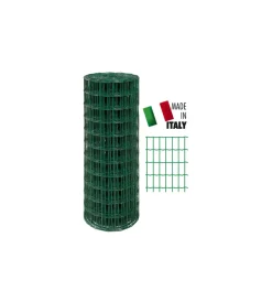 Reti, Recizioni E Cancelli Per Giardino- Rete elettrosaldata zincata e plasticata h.200 cm 25 mt