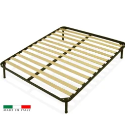 Letti E Comodini|Rete matrimoniale con 13 doghe in legno 160x190 cm