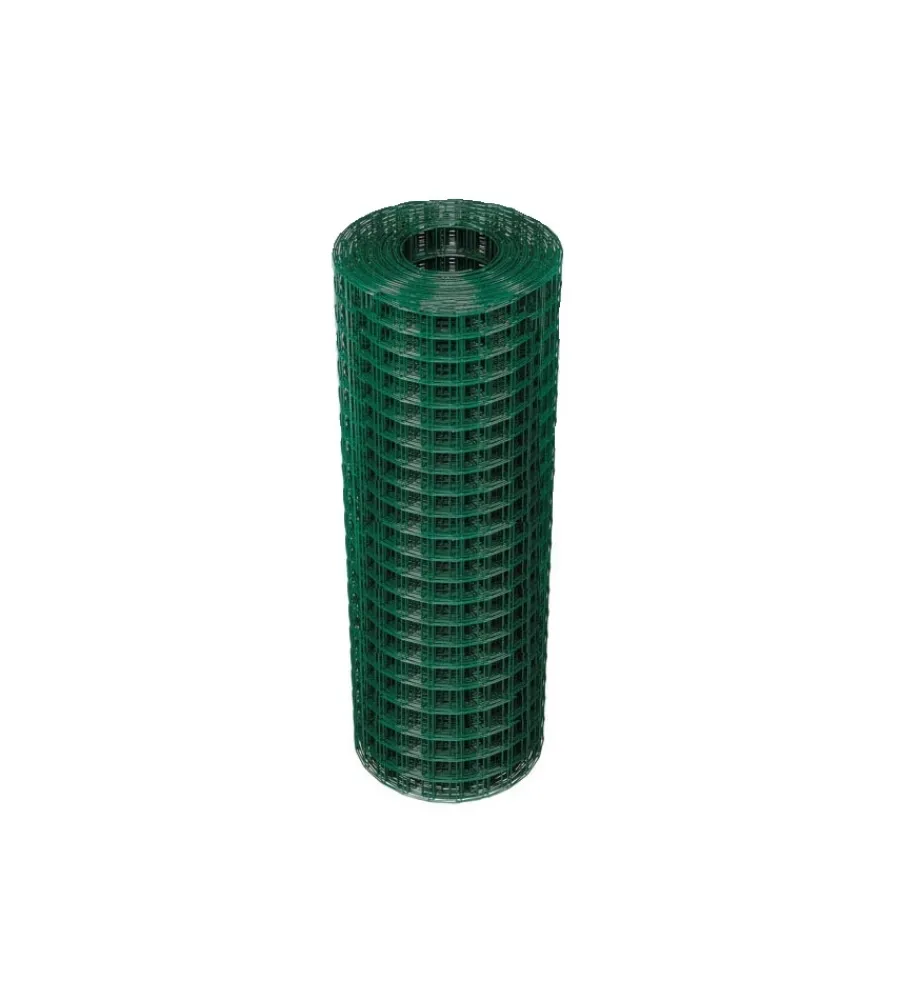 Reti, Recizioni E Cancelli Per Giardino- Rete metallica ondulata con rivestimento plastificato in pvc - 120 cm x 25 metri