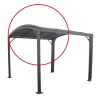 New Ricambio copertura per carport riviera "deluxe" in poliestere grigio scuro Coperture Per Esterno E Accessori