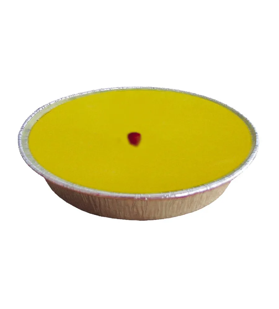 Decorazione Ambienti- Ricarica per candela antizanzare alla citronella con base in alluminio 11 cm