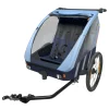 Bici- Rimorchio passeggino bici 2in1 azzurro - bellelli