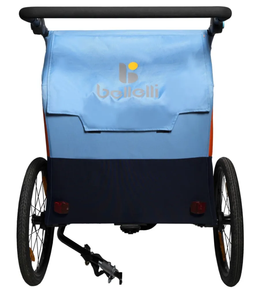 Bici- Rimorchio passeggino bici 2in1 azzurro - bellelli