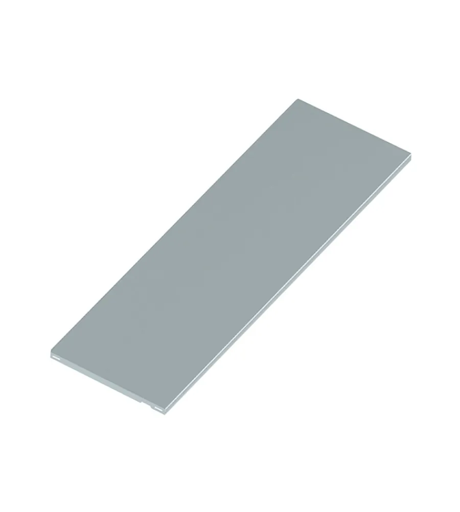 Officina E Garage- Ripiani in acciaio - 80 x 20 cm. - alluminio bianco - 2 pz.
