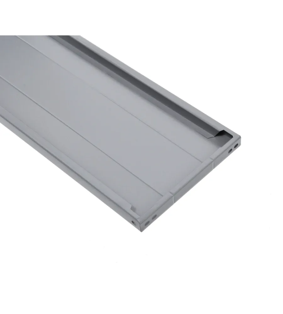 Officina E Garage-Grima Ripiano in metallo per scaffale da 60x30 cm - grigio.