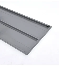 Discount Ripiano in metallo per scaffali da 100x50 cm - grigio. Officina E Garage