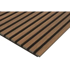 Rivestimento Murale-Kimono Rivestimento murale fonoassorbente "premium" noce rigatino, 19x572,5x1200 mm