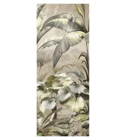 Decorazione Pareti- Rivestimento per porta in vinile fantasia "sogno tropicale", 210x83 cm