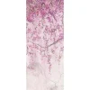 Decorazione Pareti- Rivestimento per porta in vinile fantasia "purple rain", 210x83 cm