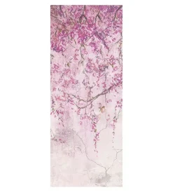 Decorazione Pareti- Rivestimento per porta in vinile fantasia "purple rain", 210x83 cm