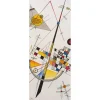 Decorazione Pareti- Rivestimento per porta in vinile fantasia "kandinsky", 210x83 cm