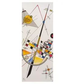 Decorazione Pareti- Rivestimento per porta in vinile fantasia "kandinsky", 210x83 cm