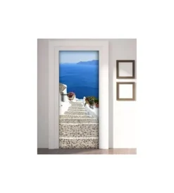 Hot Rivestimento per porta santorini, 83x210 cm Decorazione Pareti