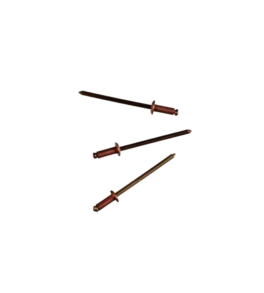 Rivettatrici E Rivetti- Rivetti ciechi in rame ø 3,2 x 6 mm. 50 pz.