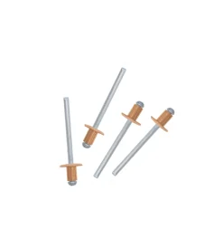 Discount Rivetti rivestiti in rame 4,0 x 8 - 1 kg. Rivettatrici E Rivetti