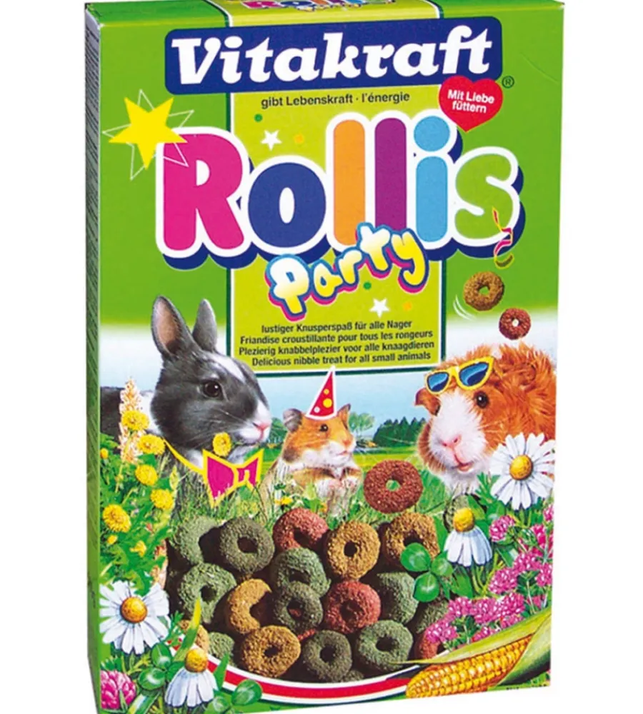 Alimento Per Roditori-Vitakraft Rolly party per roditori - 500gr -