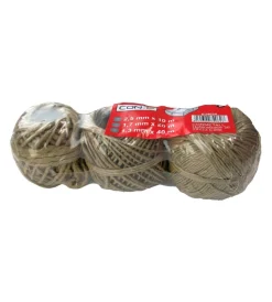Sistemi Di Fissaggio- Rotoli spago 3 pz. misure 10 - 20 - 30 mt.